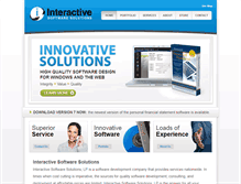 Tablet Screenshot of interactivesoftwaresolutions.com